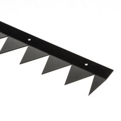 SECUMAX ANTI-KLIMSTRIP, 15 GRADEN, VAN STAAL, KLEUR ZWART, LENGTE 1000MM, HOOGTE 83,5MM