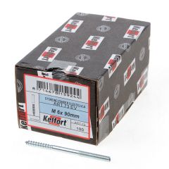 STOKEIND VERZINKT 73 GRAM M6 X 90MM