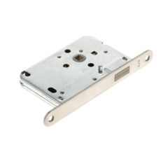 LOOPSLOT MET MAGNETISCHE SCHOOT, RVS VOORPLAAT, DOORNMAAT 50MM, EXCLUSIEF SLUITKOM/SLUITPLAAT