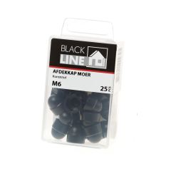 BLACKLINE AFDEKKAPJE KUNSTSTOF ZWART M6 (25)