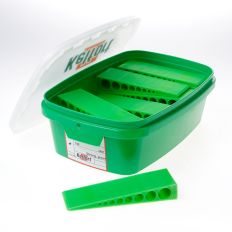 WIG GROEN 150 X 45 X 25MM DOOS VAN 16 WIGGEN WIG GROEN 150 X 45 X 25MM DOOS VAN 16 WIGGEN