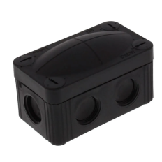 WISKA KABELDOOS ZWART HALF COMBI 206 WISKA KABELDOOS ZWART HALF COMBI 206