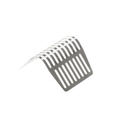 SPOUWSAFE ACHTERVOEGROOSTER RVS 5CM
