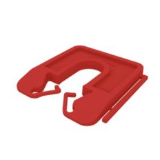MILLI-MAX UITVULPLAATJE ROOD 5MM 80 STUKS IN DOOS