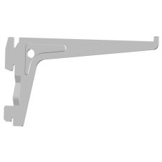 DRAGER ELEMENT ENKEL 2-HAAKS SYS 50 STAAL WIT 15CM 10105-00101