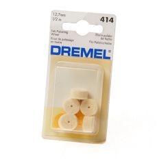 DREMEL POLIJSTVILT 13MM 414 BLISTER VAN 6 VILTJES DREMEL POLIJSTVILT 13MM 414 BLISTER VAN 6 VILTJES