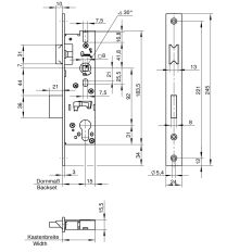 WILKA VH SMALSLOT RVS 1738-30 PC 92 LS / RS