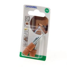 BOSCH DREMEL SLIJPSTIFT ALUMINIUMOXIDE 9.5MM 932 BOSCH DREMEL SLIJPSTIFT ALUMINIUMOXIDE 9.5MM 932