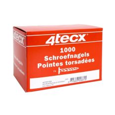 SCHROEFNAGELS GEGALVANISEERD 3,8 X 40MM 1000 STUKS