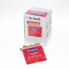 SALVEQUICK PLEISTER TEXTIEL NAVUL SET VAN 6 X 40 PLEISTERS 6444 SALVEQUICK PLEISTER TEXTIEL NAVUL SET VAN 6 X 40 PLEISTERS 6444