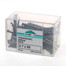 HOMEFIX DRAADNAGEL BLANK PK 2.7X55 (400GR) HOMEFIX DRAADNAGEL BLANK PK 2.7X55 (400GR)