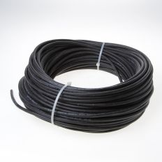 KABEL RUBBER GLAD ZWART 3 X 1.0MM²