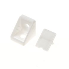HOEKVERBINDER MINI MET KAP WIT HOEKVERBINDER MINI MET KAP WIT