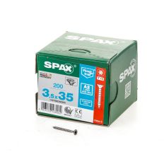 SPAX PK T15 RVS VD 3,5X35(200) SPAX PK T15 RVS VD 3,5X35(200)