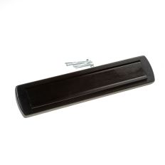 AXA BRIEFPLAAT CURVE PLUS, ZONDER SCHACHT, ZWART (F8 GESLEPEN), 6202-00-18