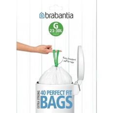 BRABANTIA AFVALZAK MAAT G 30LT (40 STUKS) BRABANTIA AFVALZAK MAAT G 30LT (40 STUKS)