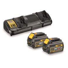 DEWALT FLEXVOLT XR DUBBELLADER + 2X ACCU 54V DCB132T2-QW DEWALT FLEXVOLT XR DUBBELLADER + 2X ACCU 54V DCB132T2-QW