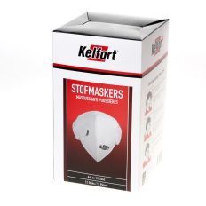 FIJNSTOFMASKER 2332V MET UITADEMVENTIEL VOUWBAAR FFP3
