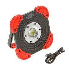 Kelfort 20W accu floodlight werklicht 2000 lumen met USB-kabel
