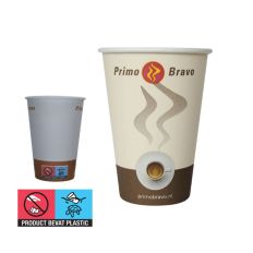 PRIMO BRAVO KARTONNEN BEKER 150ML