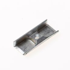 SLUITPLAAT HOUT VLAK SPONNING 20MM ZILV.