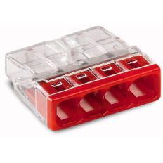 WAGO LASKLEM MINI 4-VOUDIG 4X0,5-2,5MM² (100ST) WAGO LASKLEM MINI 4-VOUDIG 4X0,5-2,5MM² (100ST)
