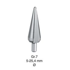 HSS KONISCHE PLAATBOREN S.P. N R.7 5,0-25,4 GR7 HSS KONISCHE PLAATBOREN S.P. N R.7 5,0-25,4 GR7