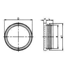 INSTEEKDOP ROND PLATTE KOP 20 X 0,8-2,5 ZWART INSTEEKDOP ROND PLATTE KOP 20 X 0,8-2,5 ZWART