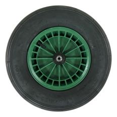 KRUIWAGENWIEL 400X100 2PLY GROEN