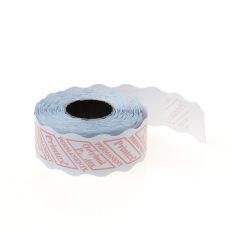 ETIKET 26X16 GOLFRAND WIT PERMANENT (PRIJSTANG)