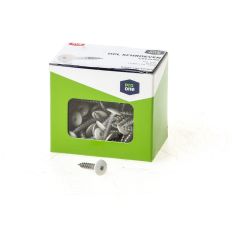 KLEURKOPSCHROEF RVS 4,8X25 R9001 CREME (100) KLEURKOPSCHROEF RVS 4,8X25 R9001 CREME (100)