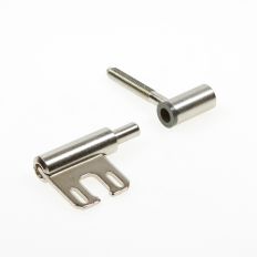 INSTEEKPAUMELLE VOOR STALEN KOZIJN STAAL VERNIKKELD 75 X 14MM