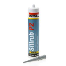SOUDAL SILIRUB P2 GRIJS 310ML