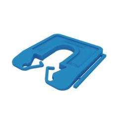 MILLI-MAX UITVULPLAATJE BLAUW 4MM 100 STUKS IN DOOS