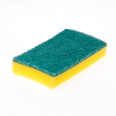 SCHUURSPONS GROENE PADKANT 15 X 9 X 3CM SCHUURSPONS GROENE PADKANT 15 X 9 X 3CM
