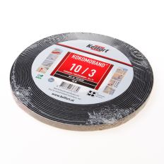 AFDICHTINGSBAND ZWART OP ROL VAN 10 METER, AFMETING 10MM, VOOR VOEGBREEDTE 3MM