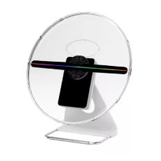 HOLOGRAM 3D VENTILATOR PROJECTOR AD30 OP BATTERIJ 30CM MET BESCHERMKAP HOLOGRAM 3D VENTILATOR PROJECTOR AD30 OP BATTERIJ 30CM MET BESCHERMKAP