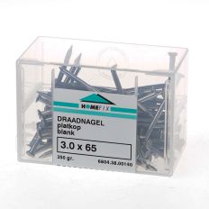 HOMEFIX DRAADNAGEL BLANK PK 3.0X65 (400GR) HOMEFIX DRAADNAGEL BLANK PK 3.0X65 (400GR)