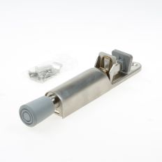 DEURVASTZETTER RVS MET RUBBER DOP EN VEER 30MM 1032-82
