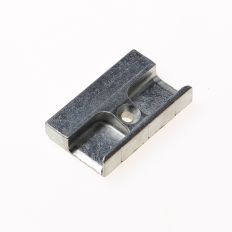 SLUITPLAAT HOUT VLAK SPONNING 30MM ZILV.