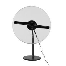 HOLOGRAM 3D VENTILATOR PROJECTOR 30H 30CM OP ZWARTE STANDAARD INCLUSIEF BESCHERMKAP HOLOGRAM 3D VENTILATOR PROJECTOR 30H 30CM OP ZWARTE STANDAARD INCLUSIEF BESCHERMKAP