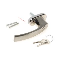 DRAAIVALKRUK RAAMKRUK AFSLUITBAAR STIFT 32MM RVS LOOK
