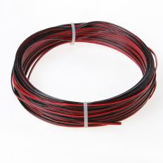 RC LUIDSPREKERSNOER ROOD/ZWART 2 X 0.5MM