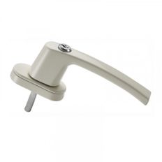 DRAAIVALKRUK RAAMKRUK AFSLUITBAAR STIFT 40MM CREME WIT