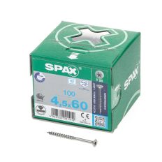 SPAX PLATKOP T20 ROESTVASTSTAAL DD 4.5X60(100) SPAX PLATKOP T20 ROESTVASTSTAAL DD 4.5X60(100)