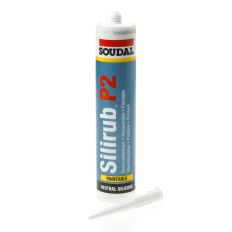 SOUDAL SILIRUB P2 WIT 9010 310ML
