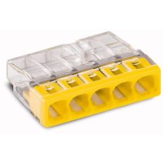 WAGO LASKLEM MINI 5-VOUDIG 5X0,5-2,5MM² (100ST) WAGO LASKLEM MINI 5-VOUDIG 5X0,5-2,5MM² (100ST)
