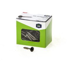KLEURKOPSCHROEF RVS 4,8X32 R9005 ZWART (100) KLEURKOPSCHROEF RVS 4,8X32 R9005 ZWART (100)