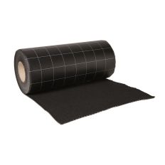 4TECX LOODVERVANGER STANDAARD ZWART 200MM 12 METER ROL