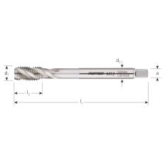 HSS-E MACHINETAP, BLIND, DIN 376, M6